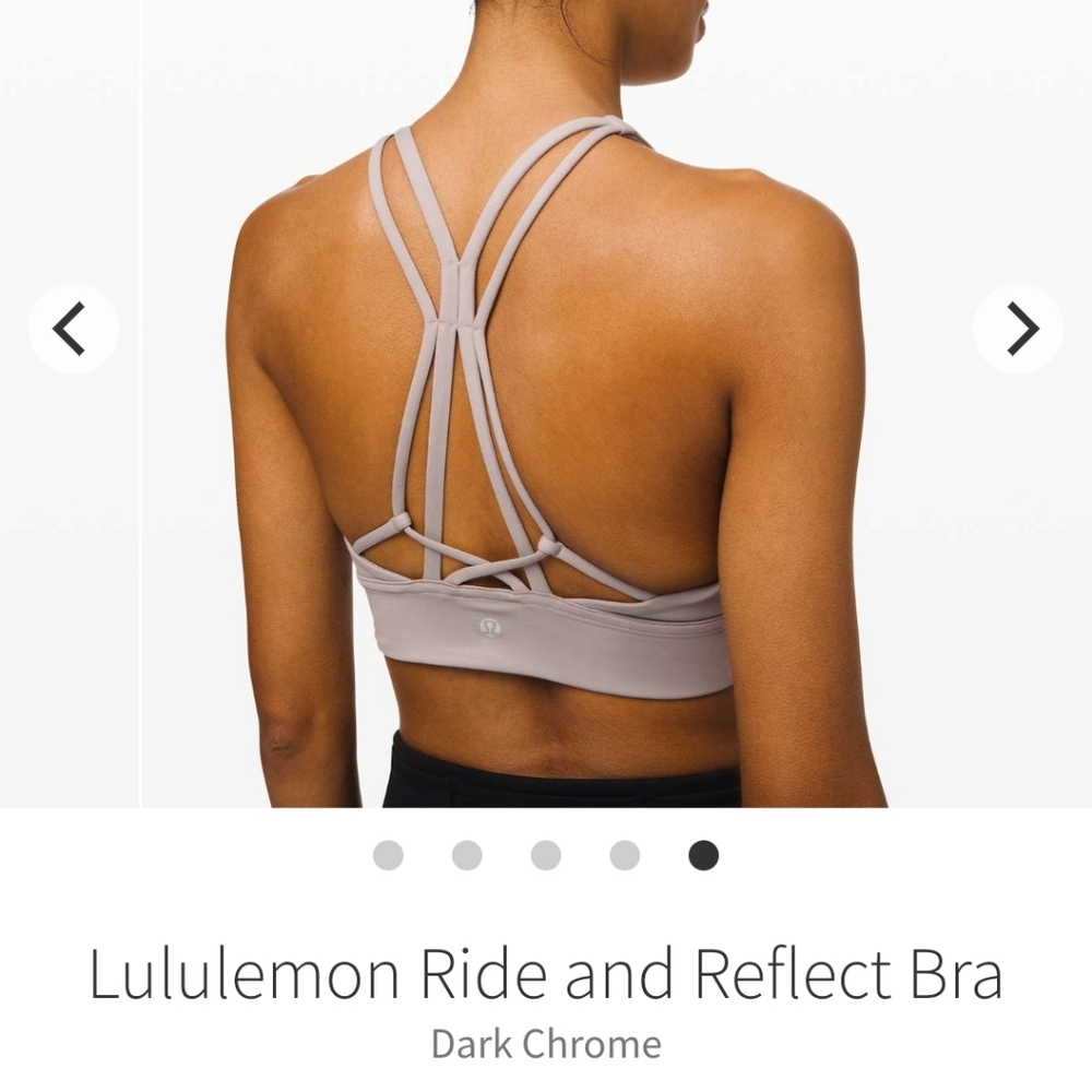 Lululemon Ride and Reflect longline bra